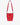 hyer goods recycled leather cinch bucket bag red#color_red