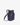 hyer goods recycled leather cinch bucket bag navy blue#color_navy-blue