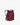 hyer goods recycled leather cinch bucket bag burgundy#color_burgundy