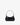 recycled genuine leather mini shoulder bag baguette bag black patent#color_semi-glazed-black