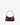 recycled genuine leather mini shoulder bag chocolate brown crocodile #color_choco-croco