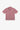 Unisex Cuban Style Short Sleeve Shirt, Saywood Frances Unisex Cuban Shirt in Cotton Berry Red Stirpe, with embroidered flower on the patch pocket. Made in London, UK
