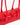 HYER GOODS La Strada East West Bag in Red #color_valentino-red