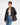 Sustainable leather blazer with relaxed fit in black #color_chocolate