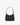 recycled genuine leather everyday shoulder bag black#color_black