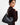 recycled genuine leather everyday shoulder bag black embossed lizard#color_black-lizard