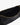 recycled genuine leather mini shoulder bag baguette bag embossed black lizard#color_black-lizard