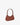 recycled genuine leather mini shoulder bag tan brown#color_saddle-brown