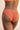 Culotte en coton biologique et dentelle recyclée de couleur terracotta.