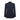 Back view of navy maternity blazer for women with classic tailoring and button details on sleeves.