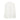 Back view of a white long-sleeve overshirt with a clean, minimal design and a central back pleat.