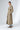 Beige Ankle-Length Belted Everyday Cotton Trench Coat - Custom Made - Bastet Noir