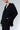 Black Oversized Button Down & Relaxed Wide-Leg Trousers Cotton Set - Custom Made - Bastet Noir
