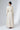 Cream Office Daytime Wear Cotton Wrap Around Top Maxi Long Sleeve Dress - Custom Made - Sustainable Dresses - Bastet Noir