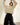 Delčia: Off - White Cotton Sweater & Shorts Set