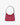 recycled genuine leather everyday shoulder bag cherry red lizard#color_cherry-red-lizard