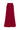 Red Linen Maxi Skirt With High Waist Front Slit and Buttons - Custom Made - Bastet Noir