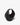 hyer goods ring bag convertible leather hobo bag#color_black-silver