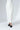 Cream White Ankle Length Skirt and Wrap Around Top Linen Set - Custom Made - Bastet Noir