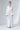 White Office Workwear Cotton Shirt Dress Long Sleeve Maxi Length - Custom Made - Sustainable Dresses - Bastet Noir