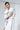 White Office Workwear Cotton Shirt Dress Long Sleeve Maxi Length - Custom Made - Sustainable Dresses - Bastet Noir