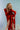 Red Silk Shirt Dress With Front Pockets - BastetNoir