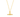 Dainty T-Bar Knot Necklace - Gold