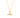 Dainty T-Bar Knot Necklace - Gold