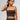 Geometric Black Bandeau Crop Top