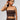 Geometric Black Bandeau Crop Top
