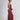 Berry Pinstripe High-Waisted Trousers