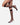 Hedoine The Untame biodegradable black fishnet knee-high socks for women 