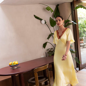 Ellis Butter Yellow Dress