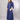 Button Midi dress with pockets Organic Navy Check Linen  – Talitha | No More Nobody
