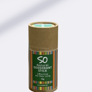 SO natural deodorant stick