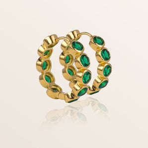 Aurora Earrings - Green