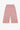 Amelia wide leg culotte trousers in dusty pink corduroy, surplus cotton, made in London by Saywood