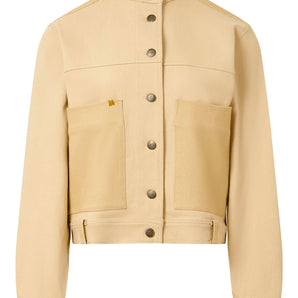 RUFFLE - Organic Cotton Jacket - Dark Sand