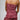 Berry Pinstripe Multiway Ruffle Top