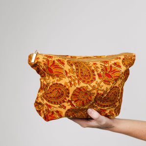 Turmeric Fire Stash (In) Me Toiletry Makeup Bag