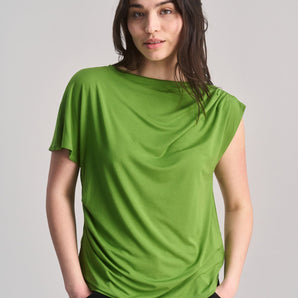 CATE - Modal Jersey Top - Green