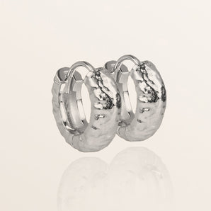 Chunky Hoops Silver