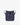 hyer goods recycled leather cinch bucket bag navy blue#color_navy-blue