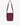 hyer goods recycled leather cinch bucket bag burgundy#color_burgundy