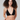 Merino Racerback Bralette - Black