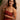 Sun Dot Saffron Red Bandeau Crop Top