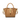 The Serene Arc — genuine leather shoulder bag in Warm Brown