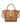 The Serene Arc — genuine leather shoulder bag in Warm Brown