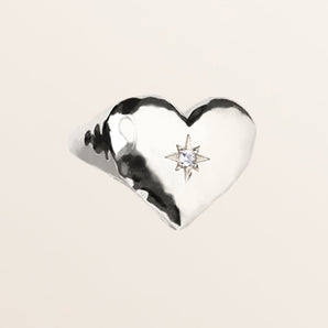 Heart Ring - Silver