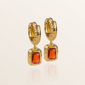 Luna Earrings - Orange